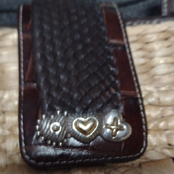 BRIGHTON Tan and Brown Tote Bag with Textured Design - Picture 7 of 7